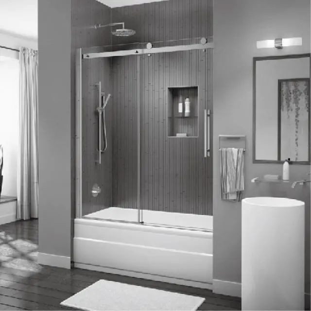 What are the standard sizes for tub shower doors? Himalaya